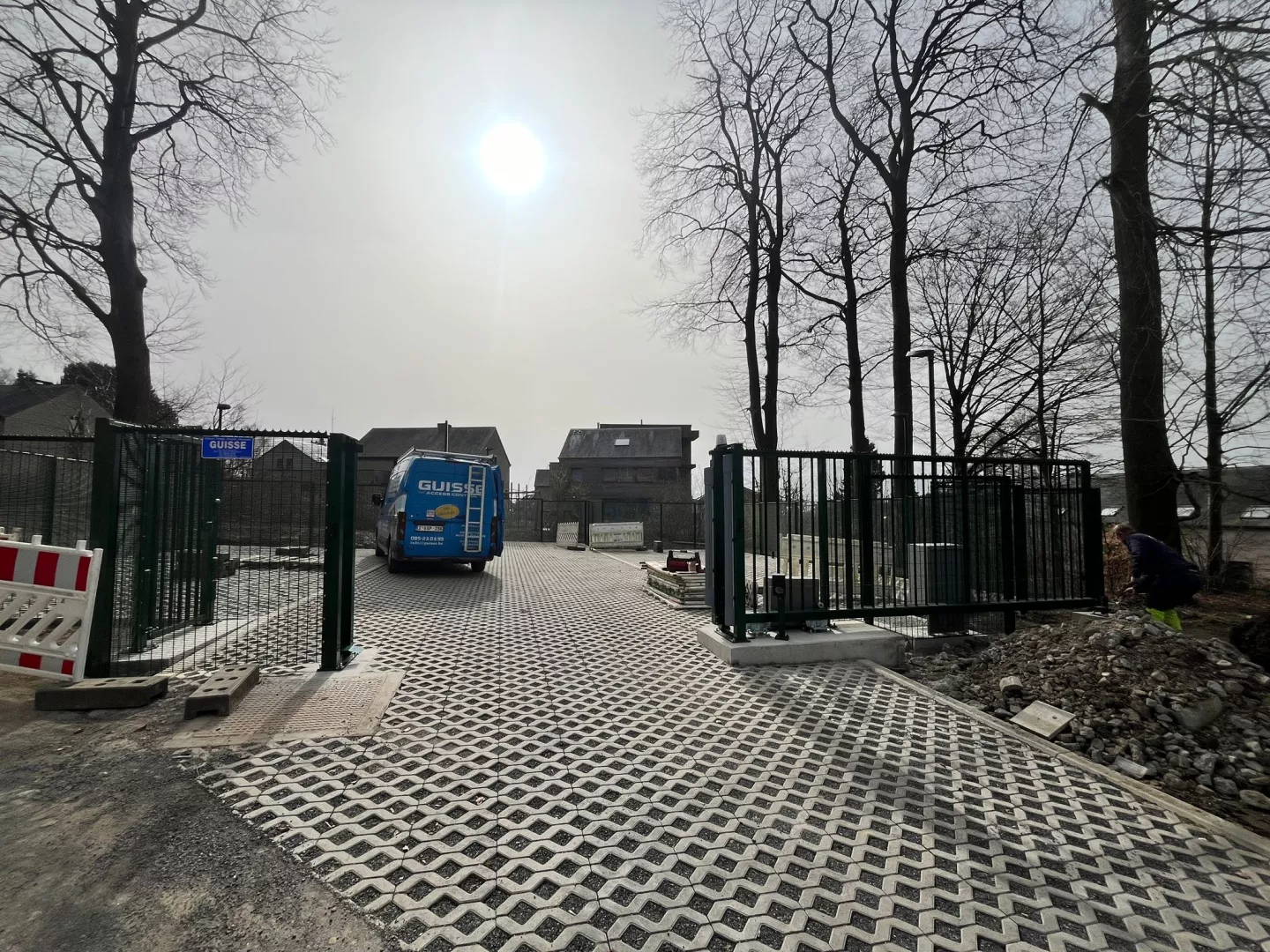 Access control, barrière et clôture à Libramont pour les douanes